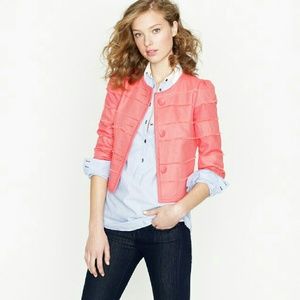 J. Crew cropped fray jacket